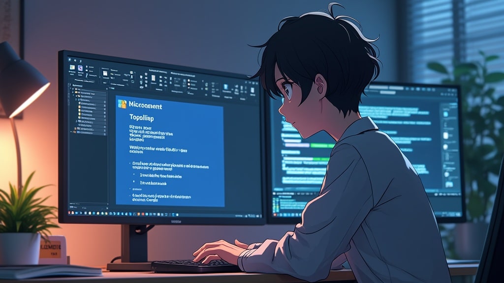 Office workers working with Microsoft Office 365