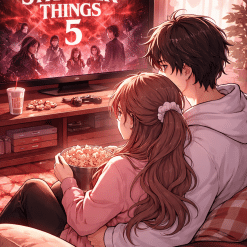 A couple waching TV with Netflix Premium 4K